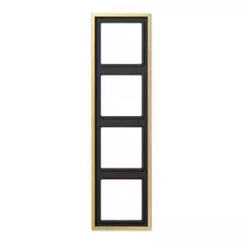 Рамка Jung ME2984C 4-ая LS 990 Латунь Classic