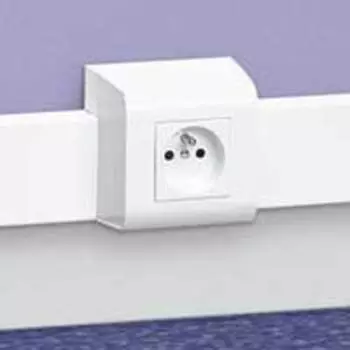 Рамка Legrand 030377 - Программа Mosaic - для мини-плинтусов DLPlus 60х16/20 мм, на 2 модуля, белая