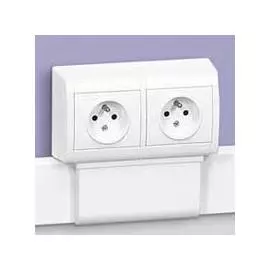 Рамка Legrand 031621 - Программа Mosaic - для монтажа DLP и - DLPlus - 2x4 модуля