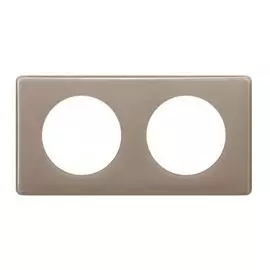 Рамка Legrand 066612 Celiane - 2 поста, цвет "Кофейный глянец"