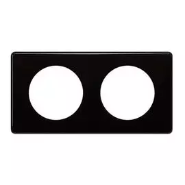 Рамка Legrand 066682 Celiane - 2 поста, цвет "Черный глянец"