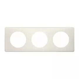 Рамка Legrand 066703 Celiane - 3 поста, цвет "Белая перкаль"