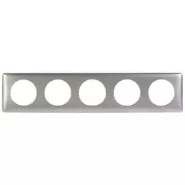 Рамка Legrand 068910 Celiane - 5 постов, цвет "Титан"