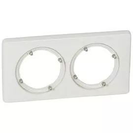 Рамка Legrand 069072 Celiane - 2 поста IP 44, цвет белый