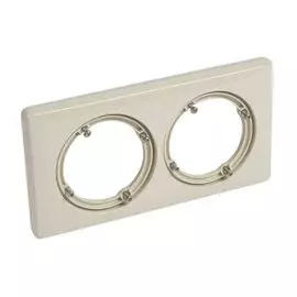 Рамка Legrand 069082 Celiane - 2 поста IP 44, цвет слоновая кость