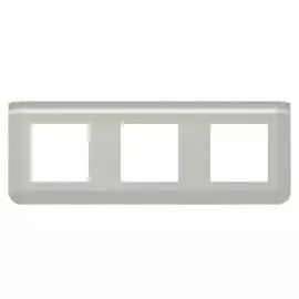 Рамка Legrand 079306L - Программа Mosaic - 3Х2 модуля, алюминий
