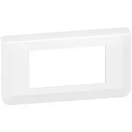 Рамка Legrand 277814L - Программа Mosaic - 4 модуля, белая