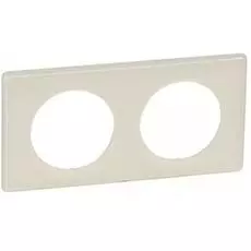 Рамка Legrand 66622 Celiane двухместная (бежевая)