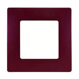 Рамка Legrand 672561 Etika - 1 пост, сливовый