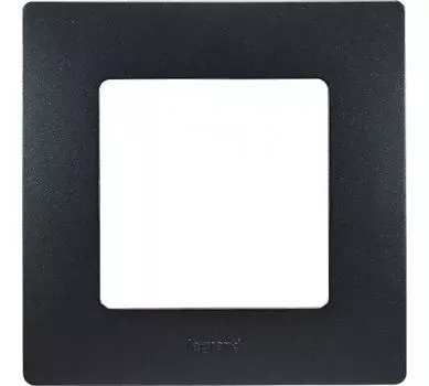 Запчасть Legrand 672581 ETIKA Рамка 1пост цвет антрацит