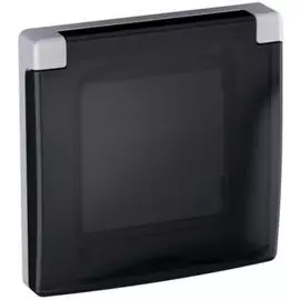 Рамка Legrand 673922 Inspiria алюминий с защитной крышкой IP 44