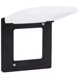 Рамка Legrand 673923 Inspiria антрацит с защитной крышкой IP 44