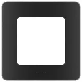 Рамка Legrand 673933 Inspiria антрацит - 1 пост