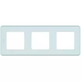 Рамка Legrand 673955 Inspiria мятная - 3 поста