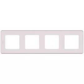 Рамка Legrand 673964 Inspiria розовая - 4 поста