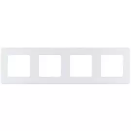 Рамка Legrand 673966 Inspiria жемчуг - 4 поста