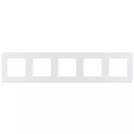 Рамка Legrand 673976 Inspiria жемчуг - 5 постов