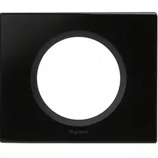 Рамка Legrand 69301 Celiane 1ая (черное стекло)