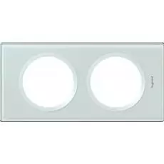Рамка Legrand 69312 Celiane 2 поста (2+2 мод) (смальта белая)