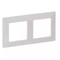 Рамка Legrand 754002 Valena LIFE - "Белая", 2-постовая универсальная