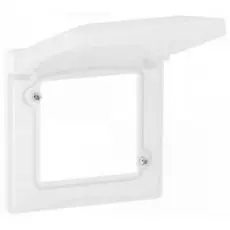 Рамка Legrand 754021 Valena LIFE - 1-постовая, влагозащитная, с откидной крышкой, белая