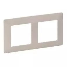 Рамка Legrand 754042 Valena LIFE - "Слоновая кость", 2-постовая универсальная