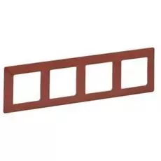Рамка Legrand 754074 Valena LIFE, 4-ая, терракота