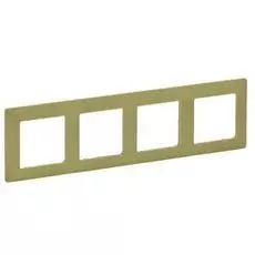 Рамка Legrand 754084 Valena LIFE, 4-ая, лайм