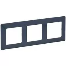 Рамка Legrand 754093 Valena LIFE, 3-ая, лазурь