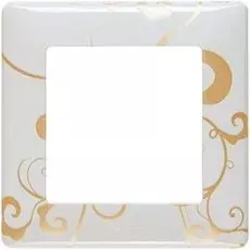 Рамка Legrand 754101 Valena LIFE, 1-ая, ампир белая
