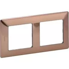 Рамка Legrand 754162 Valena LIFE, 2-ая, медь