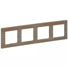 Рамка Legrand 754184 Valena LIFE, 4-ая, светлое дерево