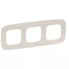 Рамка Legrand 754313 Valena ALLURE 3-ая (слоновая кость)