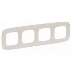Рамка Legrand 754314 Valena ALLURE 4-ая (слоновая кость)