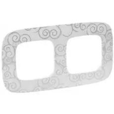 Рамка Legrand 754342 Valena ALLURE, 2-ая, нарцисс хром