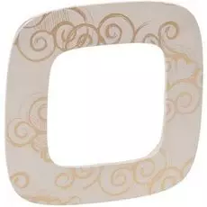 Рамка Legrand 754351 Valena ALLURE, 1-ая, нарцисс золото