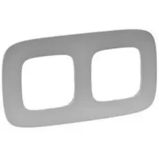 Рамка Legrand 754392 Valena ALLURE, 2-ая, алюминий
