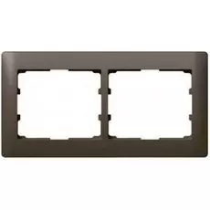 Рамка Legrand 771202 Galea Life 2-я, горизонтальная, бронза