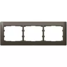 Рамка Legrand 771203 Galea Life 3-я, горизонтальная, бронза