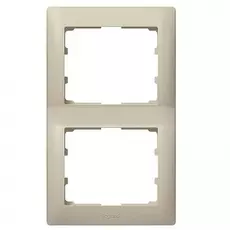 Рамка Legrand 771406 Galea Life 2-я верт. титан