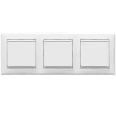 Рамка Legrand 774453 Valena 3 поста горизонтальная, IP20, (белая)
