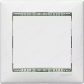 Рамка Legrand 774461 Valena CLASSIC - 1 пост, белая/кристалл