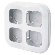 Рамка Legrand 782294 накл.монтажа 4 поста (белая)