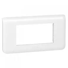 Рамка Legrand 078814 - Программа Mosaic - 4 модуля, горизонтальная, белая