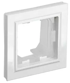 Рамка одинарная IEK BR-M12-44-K01 BRITE IP44 РУ-1-БрБ-44 Белый