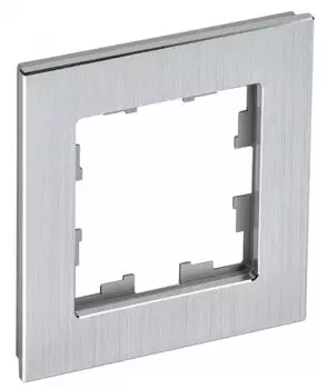 Рамка одинарная IEK BR-M12-M-K47 BRITE РУ-1-1-БрА Металл Алюминевый