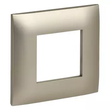 Рамка одинарная IEK SK-M12-K37 SKANDY SK-F01Sh шампань