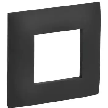 Рамка одинарная IEK SK-M12-K53 SKANDY SK-F01G графит