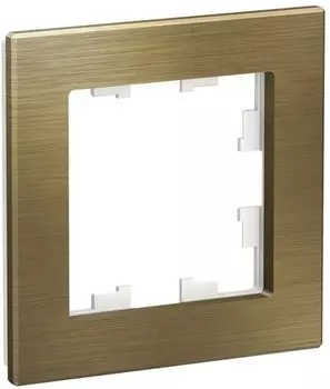 Рамка одинарная Systeme Electric ATN312201 AtlasDesign NATURE Металл латунь