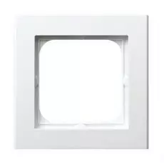 Рамка Ospel R-1R/00 одинарная, белый